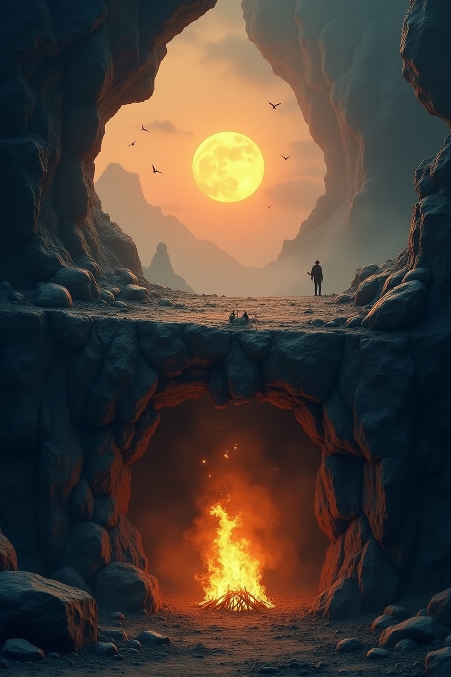 Artwork for Darkening of the Light hexagram