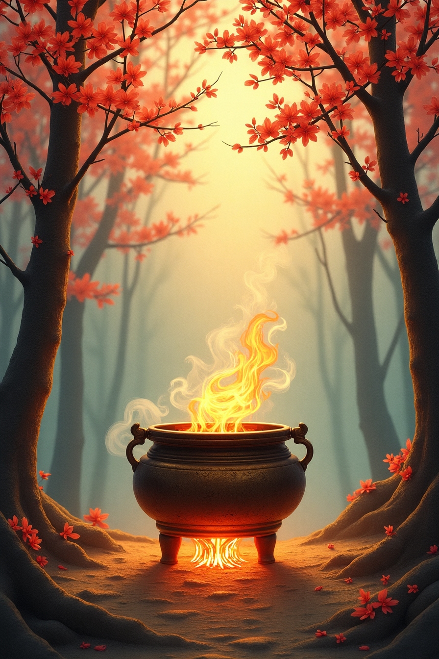 Artwork for The Cauldron hexagram